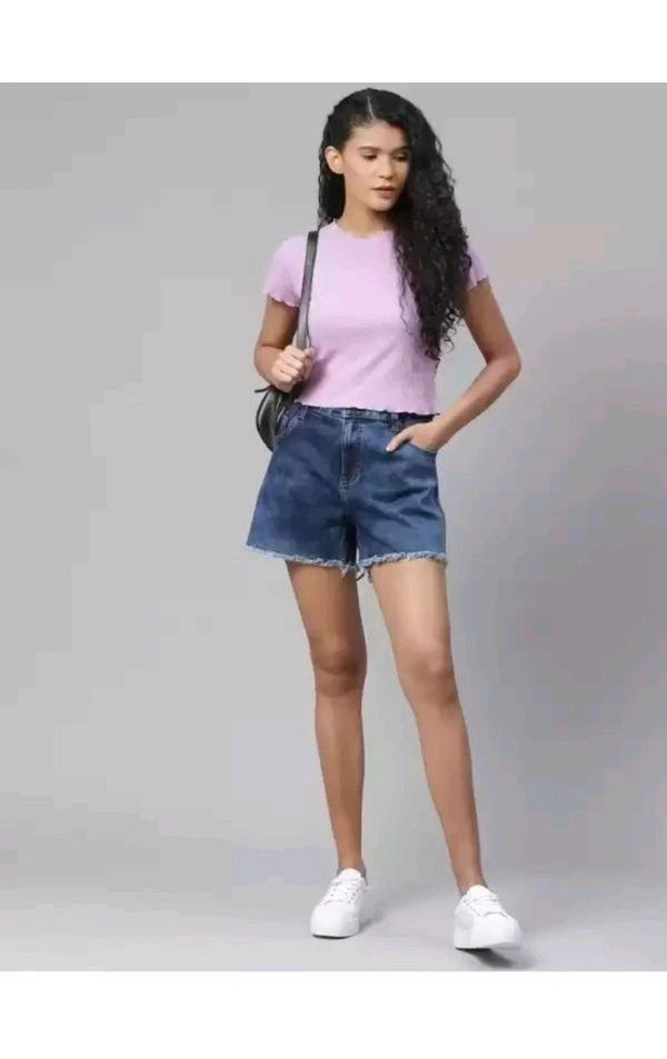 DELHI, INDIA  ₹203 WCP Party Solid Women Purple Top pzvx68b M 151 - Purple, M