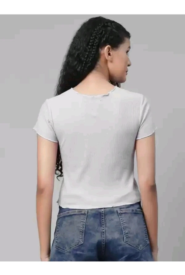 DELHI, INDIA  ₹203 WCP Party Solid Women Purple Top pzvx68b M 151 - Grey, M