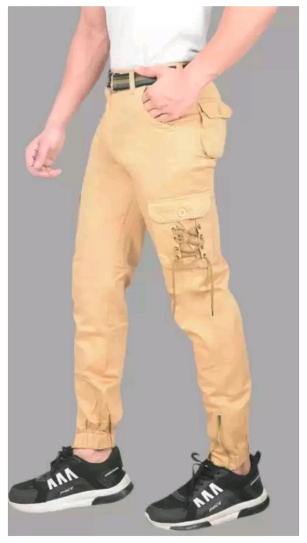 SHREE NATHJEE TRADERS  ₹561 WCP Men Cotton Blend Cargos 89iloe M 500