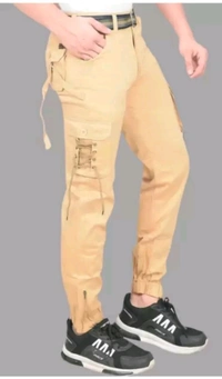 SHREE NATHJEE TRADERS  ₹561 WCP Men Cotton Blend Cargos 89iloe M 500