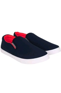 HERITAGE SHOES  ₹262 WCP Loafers For Men 60rjkm - Black Red, 7