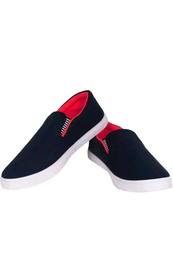 HERITAGE SHOES  ₹262 WCP Loafers For Men 60rjkm - Black Red, 10