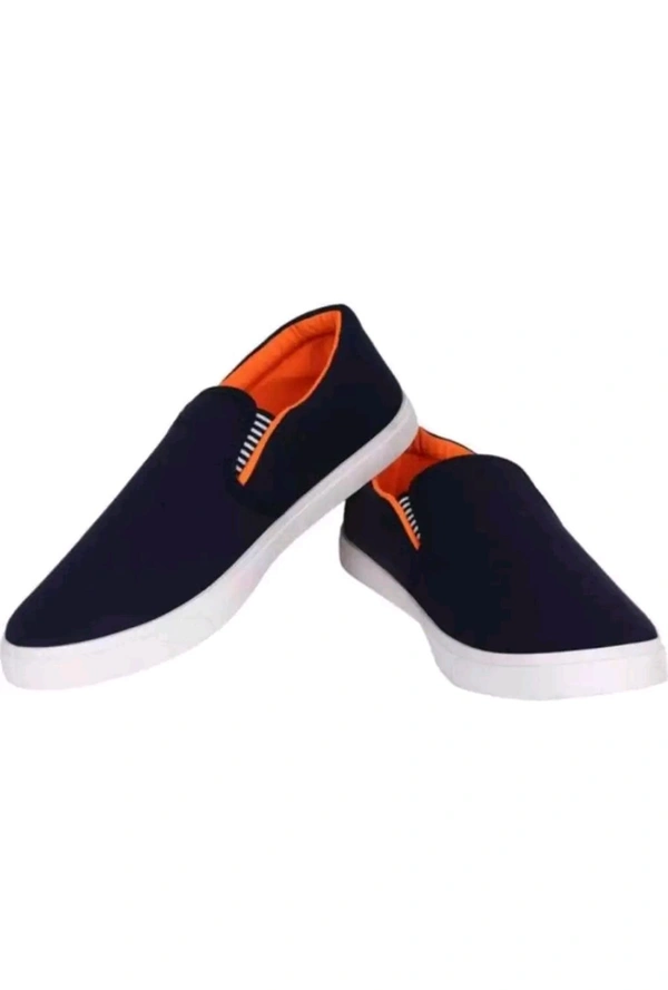 HERITAGE SHOES  ₹262 WCP Loafers For Men 60rjkm - Black Orange, 8