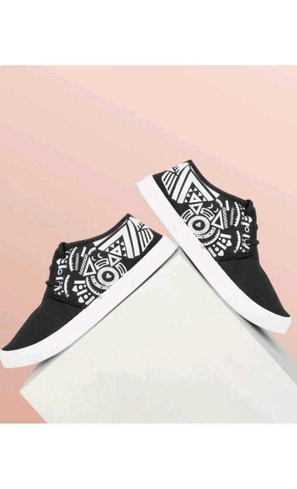 BR FOOTWEAR  ₹260 WCP Trendy Canvas Sneakers For Men ytpl2w M 248 - Black, 6
