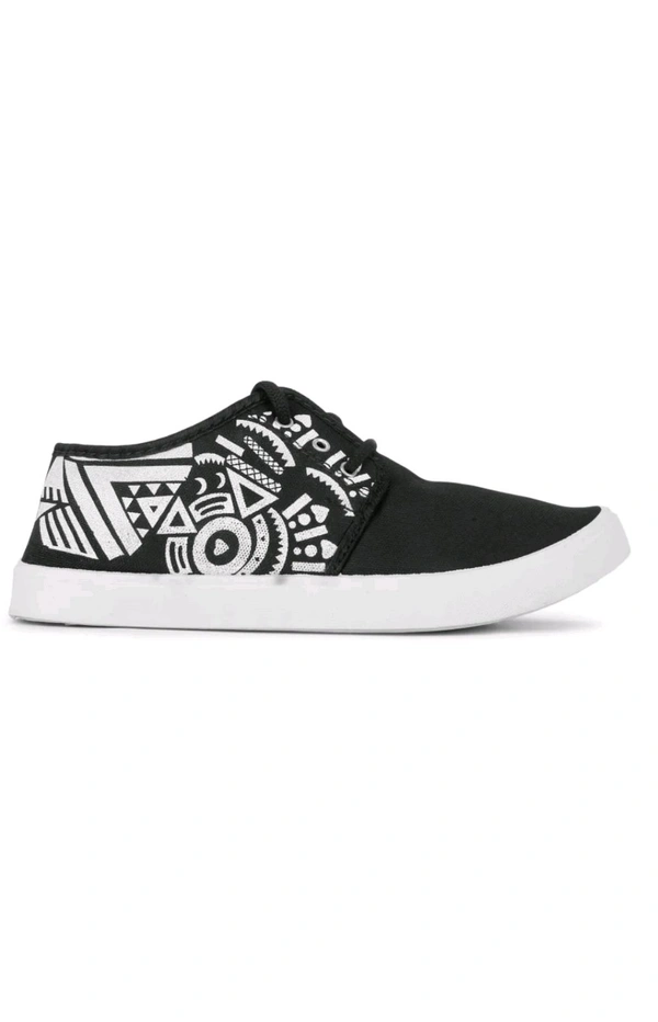BR FOOTWEAR  ₹260 WCP Trendy Canvas Sneakers For Men ytpl2w M 248 - Black, 6