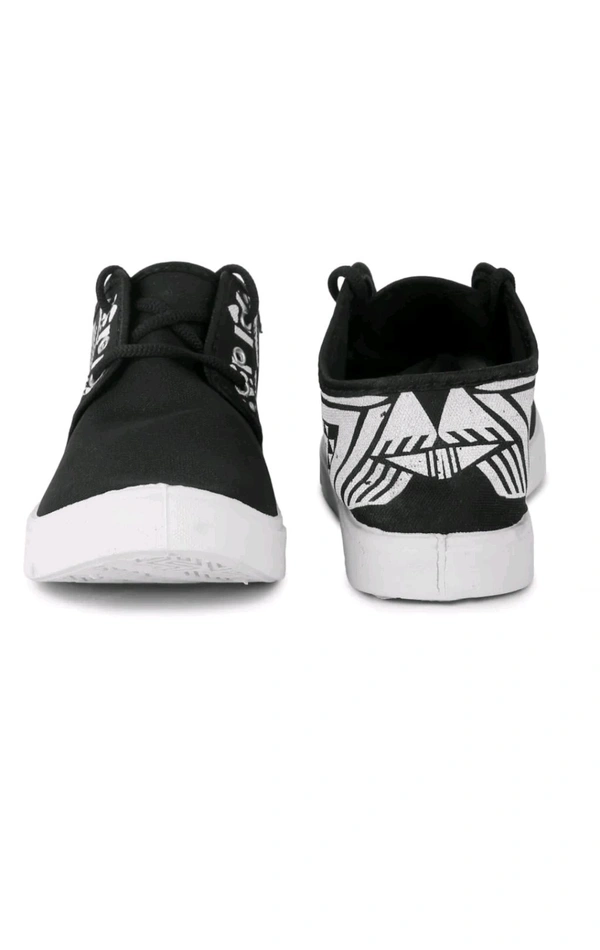 BR FOOTWEAR  ₹260 WCP Trendy Canvas Sneakers For Men ytpl2w M 248 - Black, 6