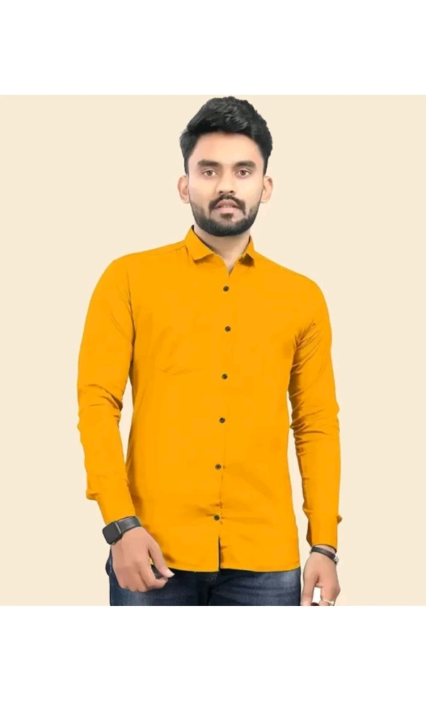 Trending Company Jaipur  ₹236 WCP Men Solid Casual Shirt g3znk2 M 300 - Yellow, XXL