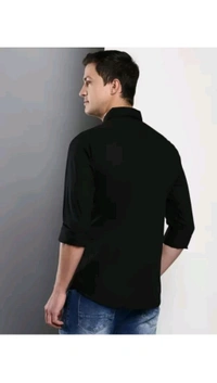 Trending Company Jaipur  ₹236 WCP Men Solid Casual Shirt g3znk2 M 300 - Black, XXL