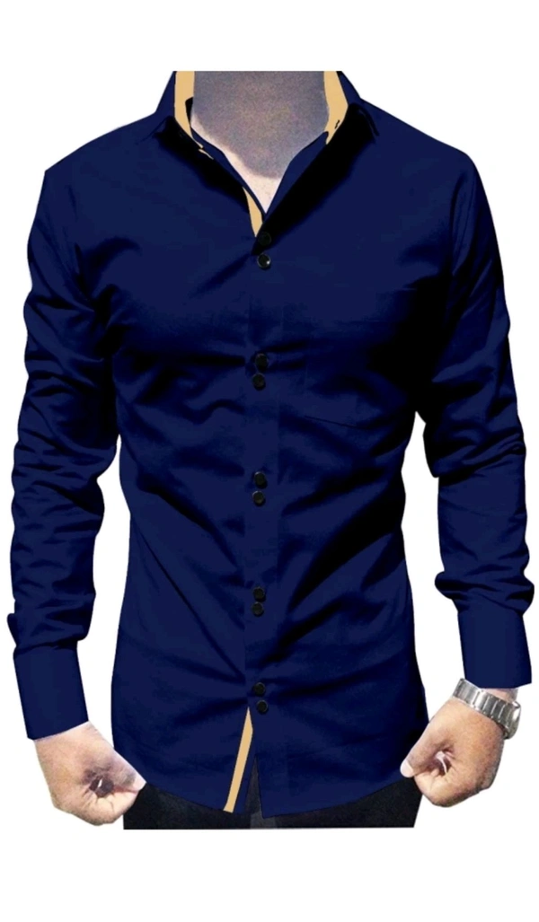 MARK LEURENT  ₹295 WCP Men Solid Formal Shirt 9ojeb1 M 355 - Blue, S