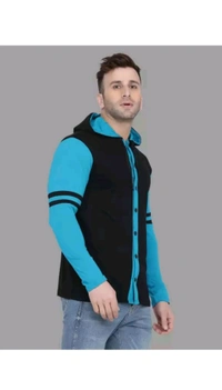 Tfurnish Private Limited  ₹331 WCP Men Color Block Casual Shirt giu5fd M 352 - L, Black_Turquoise