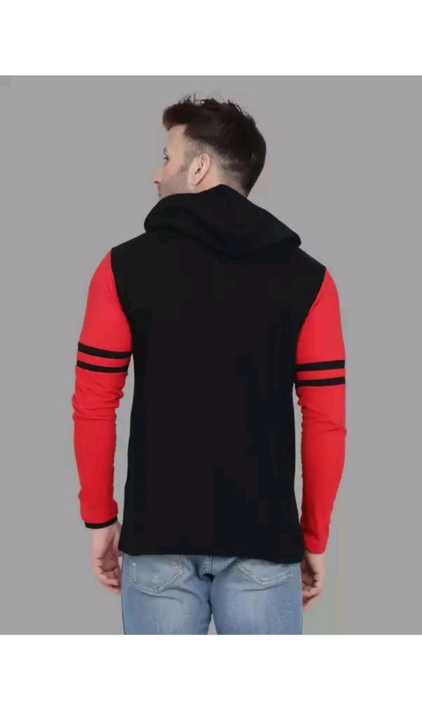 Tfurnish Private Limited  ₹331 WCP Men Color Block Casual Shirt giu5fd M 352 - M, Black_Red