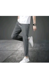 Marquiana Fashion  ₹173 WCP Solid Men Track Pants hpyytk M 339 - Light Grey-Dark Grey, L