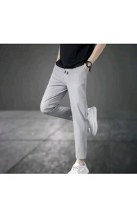 Marquiana Fashion  ₹173 WCP Solid Men Track Pants hpyytk M 339 - Light Grey-Dark Grey, XL