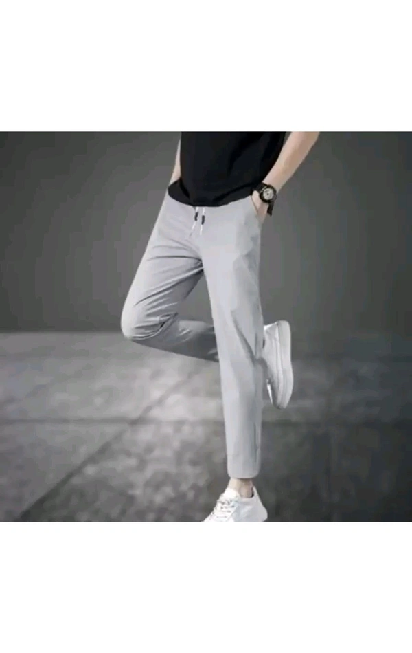 Marquiana Fashion  ₹173 WCP Solid Men Track Pants hpyytk M 339 - Light Grey-Dark Grey, XL