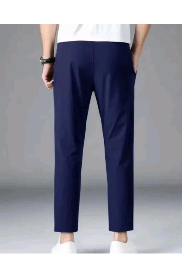 Marquiana Fashion  ₹173 WCP Solid Men Track Pants hpyytk M 339 - Blue-Black, L