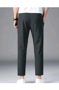 Marquiana Fashion  ₹173 WCP Solid Men Track Pants hpyytk M 339 - Grey-Black, M