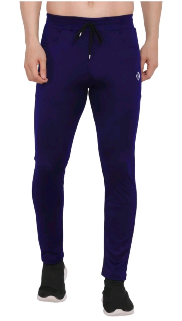 DRM KNITWEAR  ₹188 WCP Solid Men Track Pants ilx5pq M 166 - Blue Black, L