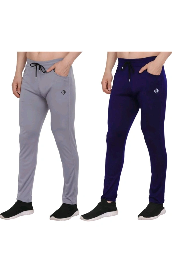 DRM KNITWEAR  ₹188 WCP Solid Men Track Pants ilx5pq M 166 - Blue Grey, XL