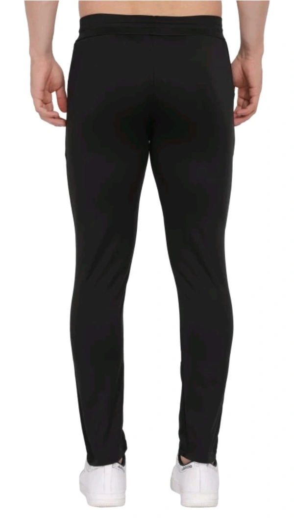 DRM KNITWEAR  ₹188 WCP Solid Men Track Pants ilx5pq M 166 - Black Grey, XXL