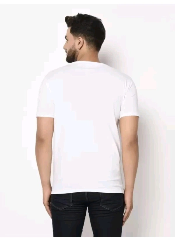 AIRSON CREATION  ₹153 WCP Printed Men Black T-shirt pw02jd M 190 - White, M