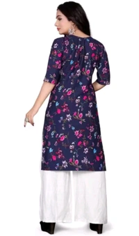 INDIAN SILK  ₹130 WCP Women Printed Kurta (Multicolour) 8yzton M 141 - 3XL