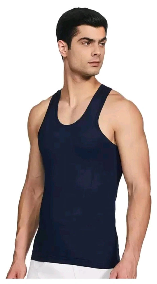 Aptek Store  ₹48 WCP Cotton Fabric Undershirt 7xhkxa M 76 - 90, Blue
