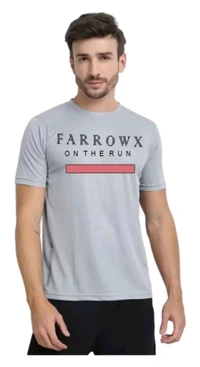 VSK ONLINE SERVICES  ₹170 WCP Printed Men Silver T-shirt ga42q7 M 220 - Light Grey, XL