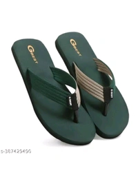 PIHU ENTERPRISES  ₹103 WCP Slippers Flip Flops For Men Pack Of 2 Pairs g5ra8x M 136 - Maroon Green, 8