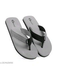 PIHU ENTERPRISES  ₹103 WCP Slippers Flip Flops For Men Pack Of 2 Pairs g5ra8x M 136 - Grey Maroon, 10