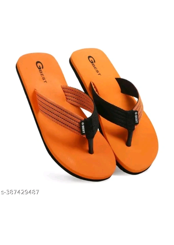 PIHU ENTERPRISES  ₹103 WCP Slippers Flip Flops For Men Pack Of 2 Pairs g5ra8x M 136 - Mustard Green, 10