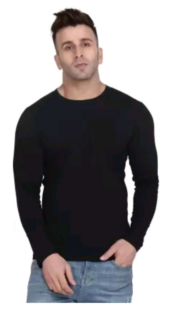 Zfitee Enterprises  ₹120 WCP Solip Men Black TSHIRT 9quez7 M 204 - S
