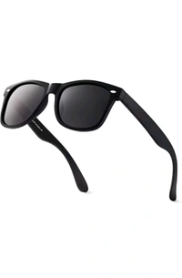 Rajdhani Optical  ₹72 WCP Wayfarer Sunglasses (For Men & Women) zpgxha M 119 - Free Size, Black