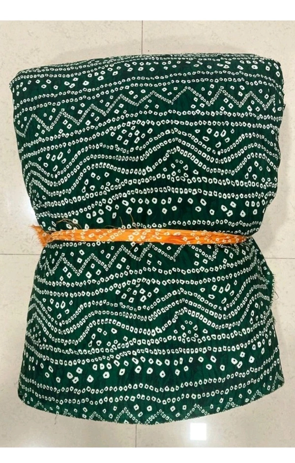 Jesvi Textile  ₹133 WCP Crepe Printed Kurta Fabric (Unstitched) nzeh7c M 238 - Green, 5m