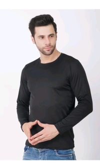 Munnu Garments  ₹121 WCP Solid Men T Shirt qusr5p M 291 - L, Black