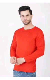 Munnu Garments  ₹121 WCP Solid Men T Shirt qusr5p M 291 - L, Red