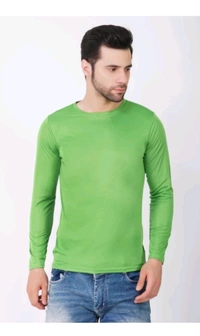Munnu Garments  ₹121 WCP Solid Men T Shirt qusr5p M 291 - L, Green