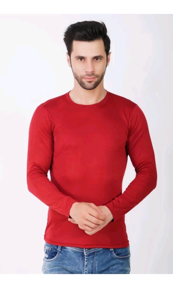 Munnu Garments  ₹121 WCP Solid Men T Shirt qusr5p M 291 - M, Maroon