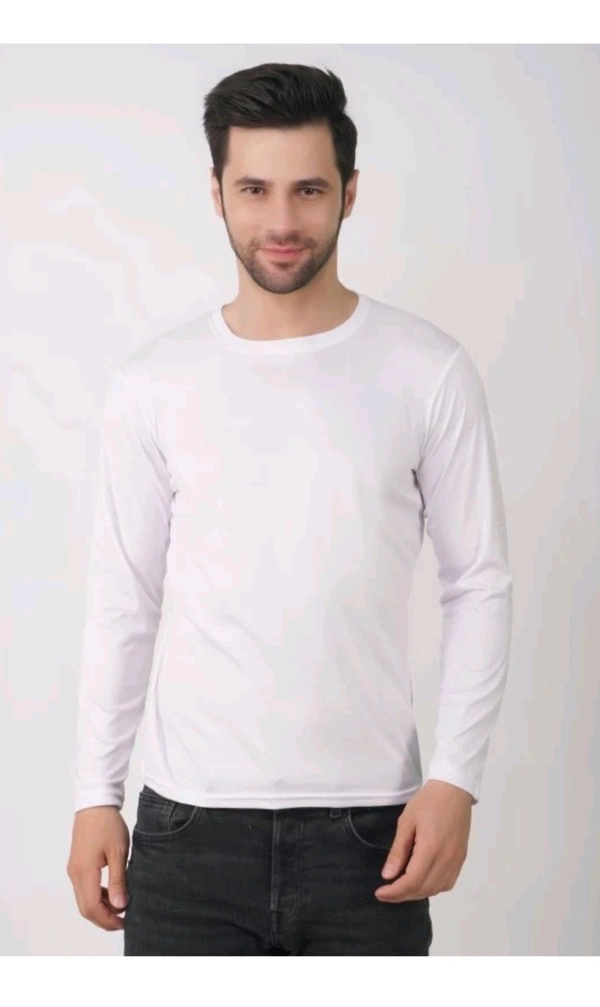 Munnu Garments  ₹121 WCP Solid Men T Shirt qusr5p M 291 - S, White
