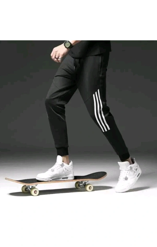Gupta Traders  ₹170 WCP Striped Men Track Pants 1c1387 M 214 - Black, S