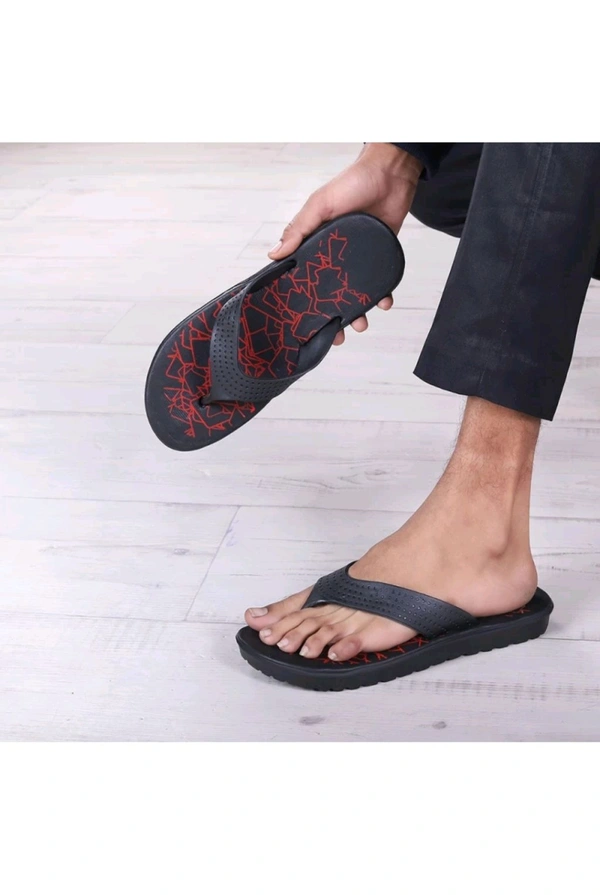 Shree Ganpati Packaging  ₹86 WCP Slippers ek7lau M 237 - Black, 9