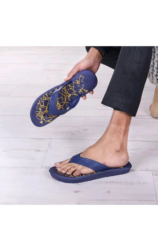 Shree Ganpati Packaging  ₹86 WCP Slippers ek7lau M 237 - Navy, 7