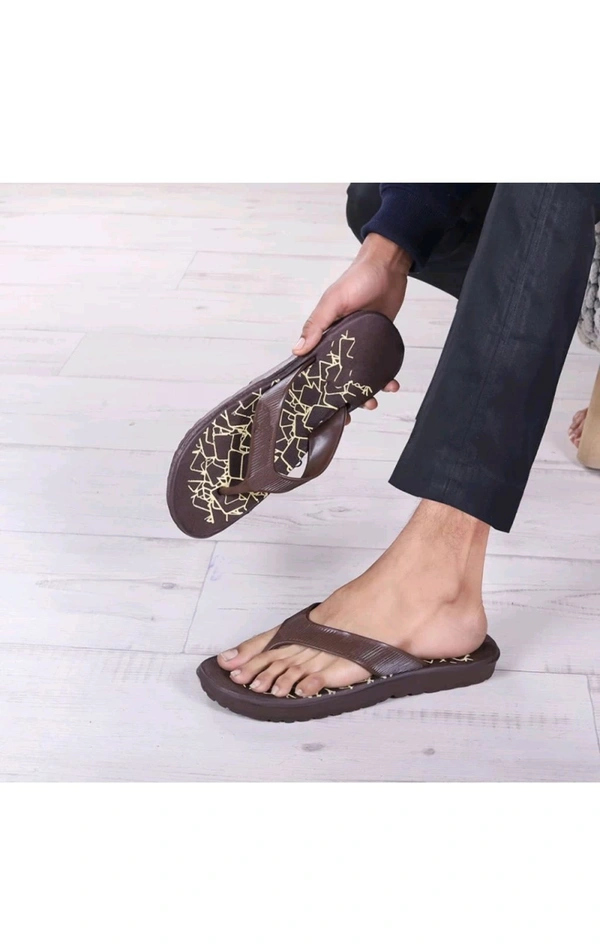 Shree Ganpati Packaging  ₹86 WCP Slippers ek7lau M 237 - Brown, 7
