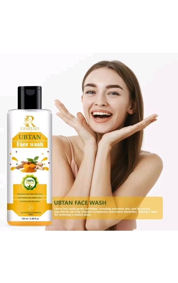 RASAYAN PVT LTD  ₹81 WCP RASAYAN Natural Ubtan Face Wash (100g) urspmn M 109