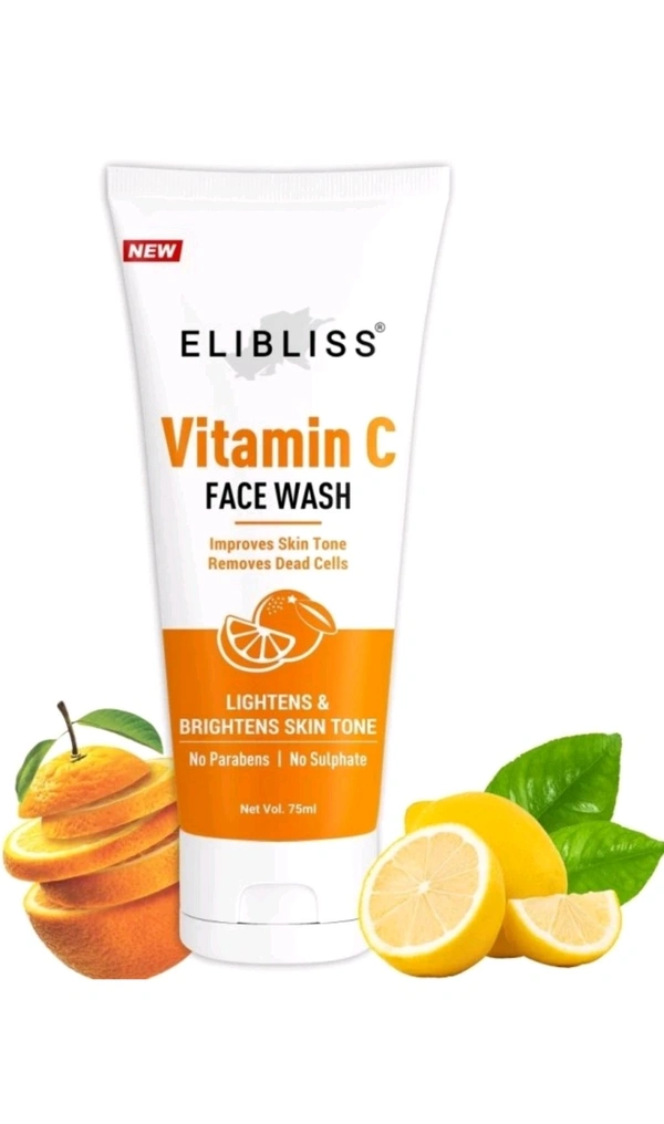 Janki Herbal  ₹66 WCP ELIBLISS Skin Vitamin C Face Wash Men & Women (75ml) o4kbx0 M 97