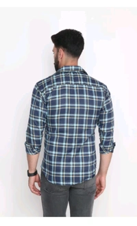 IC OSWAL ₹268 WCP Men Checkered Casual Shirt M 341 - M, Blue