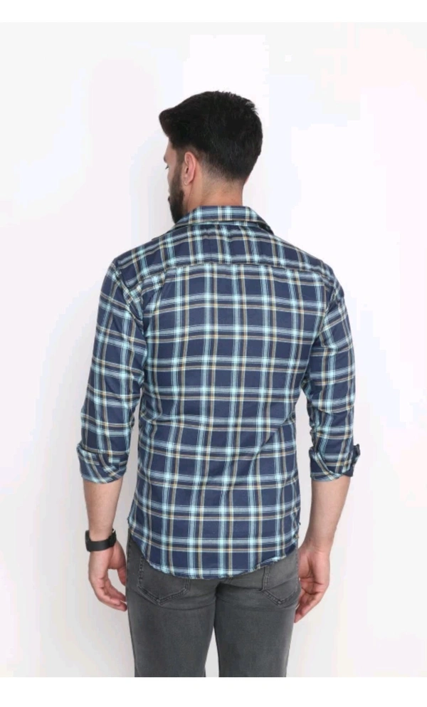 IC OSWAL ₹268 WCP Men Checkered Casual Shirt M 341 - M, Blue