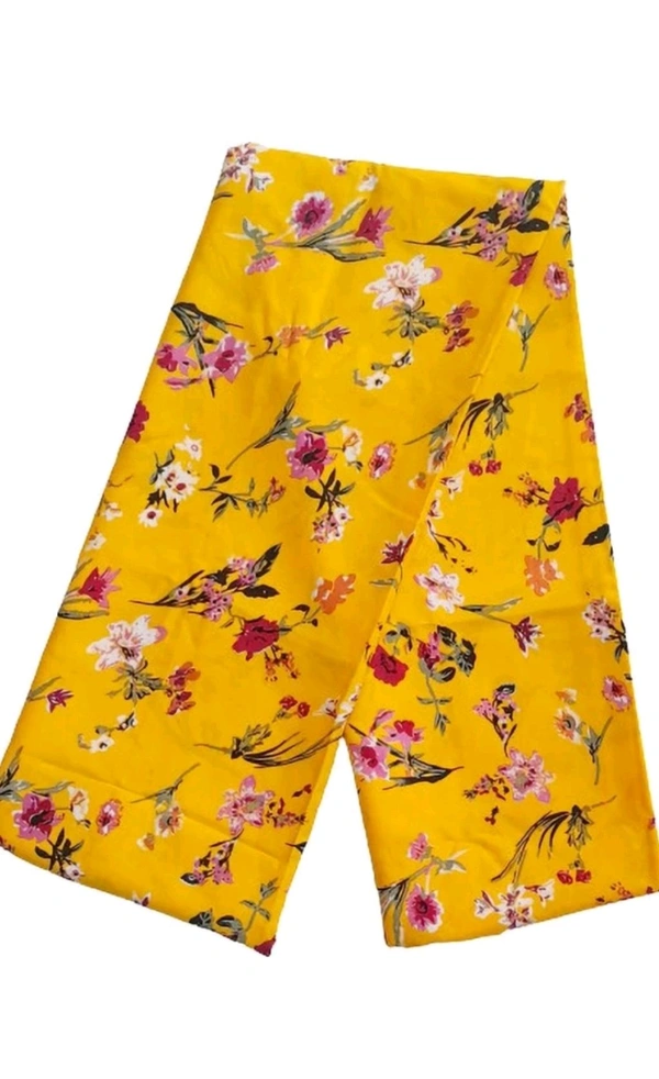 BY JEEMONJA ₹147 WCP Crepe Printed Salwar Suit Material M 364 - Yellow