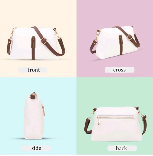 IP USD $ 5 Ship $ 5-9 LEFFIS Crossbody Sling Bag Shoulder Bag For Womens And Girls (FIT -001) /d/jhMzV4j - White