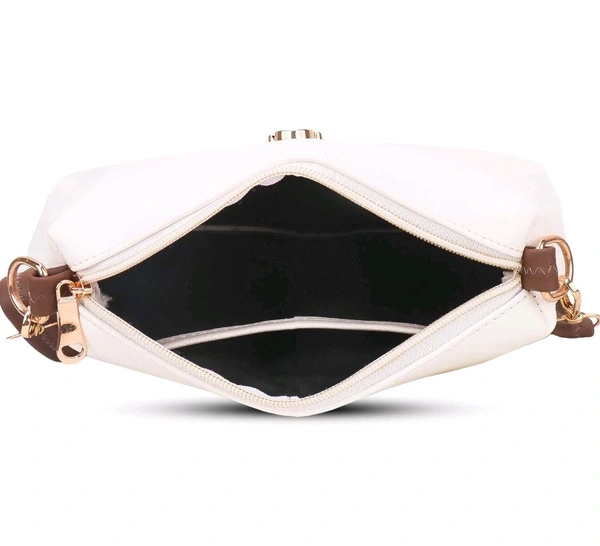 IP USD $ 5 Ship $ 5-9 LEFFIS Crossbody Sling Bag Shoulder Bag For Womens And Girls (FIT -001) /d/jhMzV4j - White
