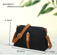 IP USD $ 5 Ship $ 5-9 LEFFIS Crossbody Sling Bag Shoulder Bag For Womens And Girls (FIT -001) /d/jhMzV4j - Black